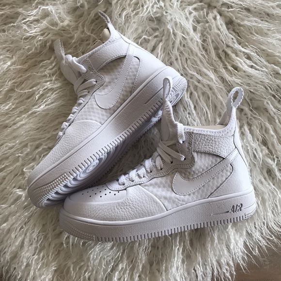 NWT Nike Air Force 1 Ultraforce Triple White - Picture 4 of 8